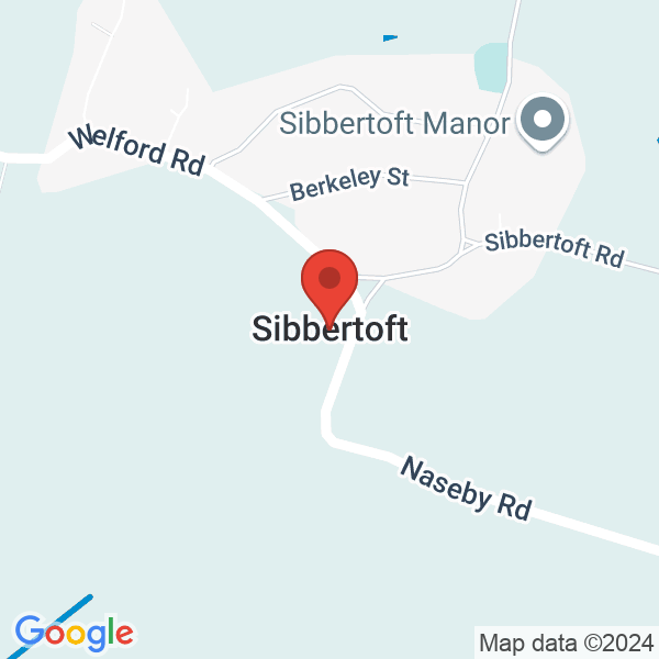 Location map of Brook Meadow Fishing Lake at The Wrongs, Sibbertoft, LE16 9UJ, Leicestershire, United Kingdom. GPS coordinates: 52.435547,-1.002069