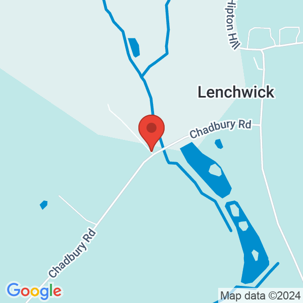 Location map of null at Lenchwick, Evesham. GPS coordinates: 52.122784,-1.955731