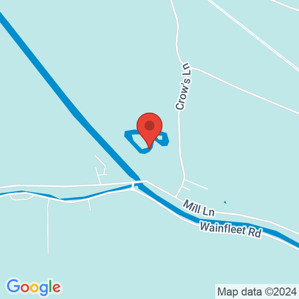 Location map of Havenside-Waters Fishing Lake at Archways, Crow's Ln, Wainfleet PE24 4NB. GPS coordinates: 53.110435,0.212345