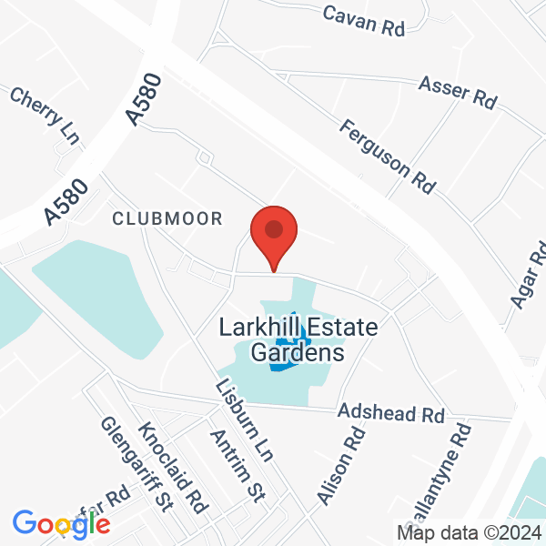 Location map of Larkhill Park Lake at Larkhill Lane, Liverpool, L13 9, Merseyside, United Kingdom. GPS coordinates: 53.433594,-2.930158