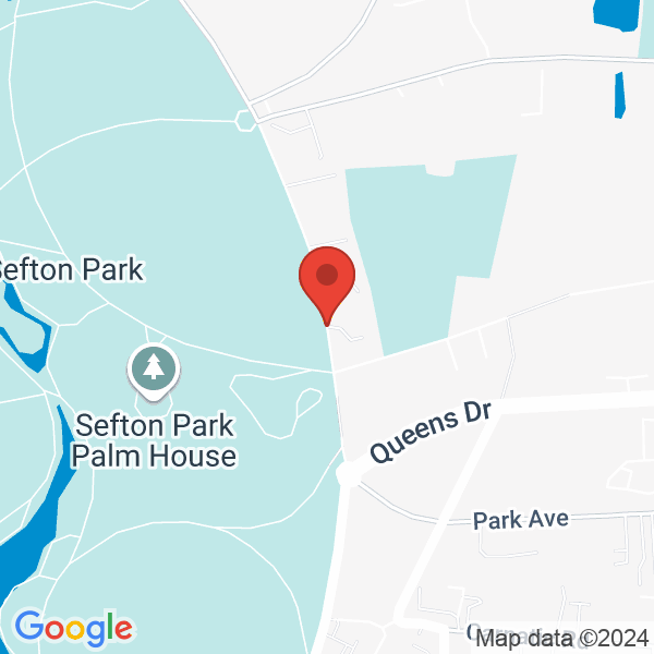 Location map of Sefton Park Lake at Mossley Hill Drive, Liverpool, L17 0, Merseyside, United Kingdom. GPS coordinates: 53.382179,-2.931848