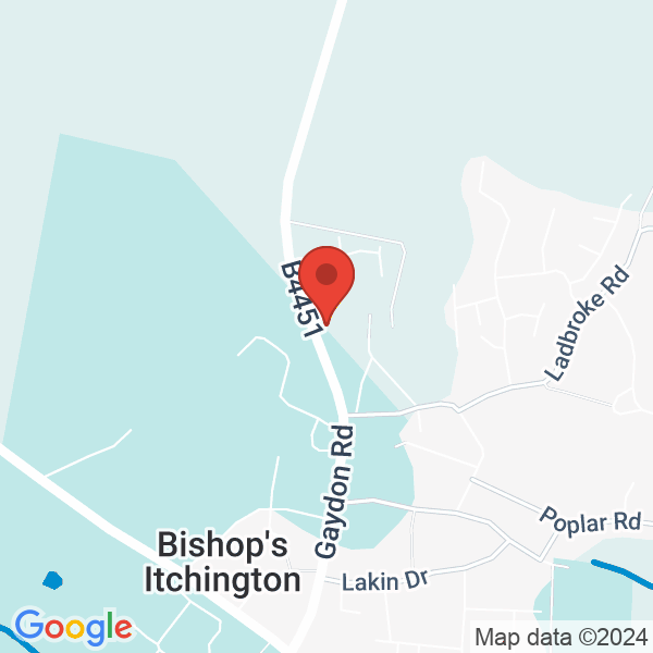 Location map of Oxford Quarry at Bishops Itchington, Leamington Spa, CV47 2QB, Warwickshire, United Kingdom. GPS coordinates: 52.218102,-1.432902