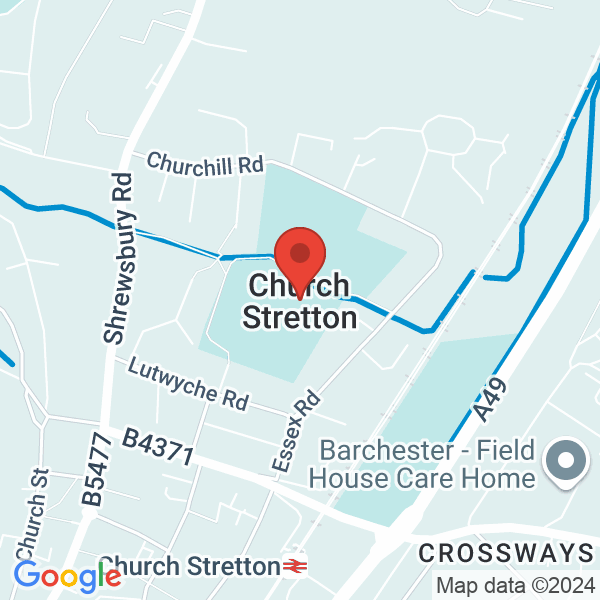 Location map of Oaklands fishery at The Oaklands Harton Church Stretton SY68DL. GPS coordinates: 52.540699,-2.803484