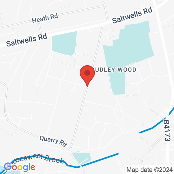 Location map of Trench Pool at Dudley Road, Dudley, DY2 8DD, West Midlands, United Kingdom. GPS coordinates: 52.477718,-2.085927