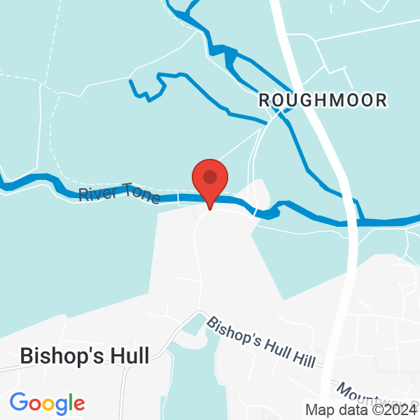 Location map of Thurlbear Pond at Netherclay, Taunton, TA1 5, Somerset, United Kingdom. GPS coordinates: 51.018902,-3.134444