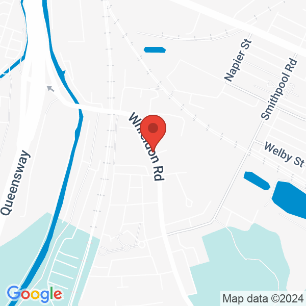 Location map of Trent & Mersey Canal at Whieldon Road, Stoke on Trent, ST4 4, Staffordshire, United Kingdom. GPS coordinates: 52.99752,-2.174341