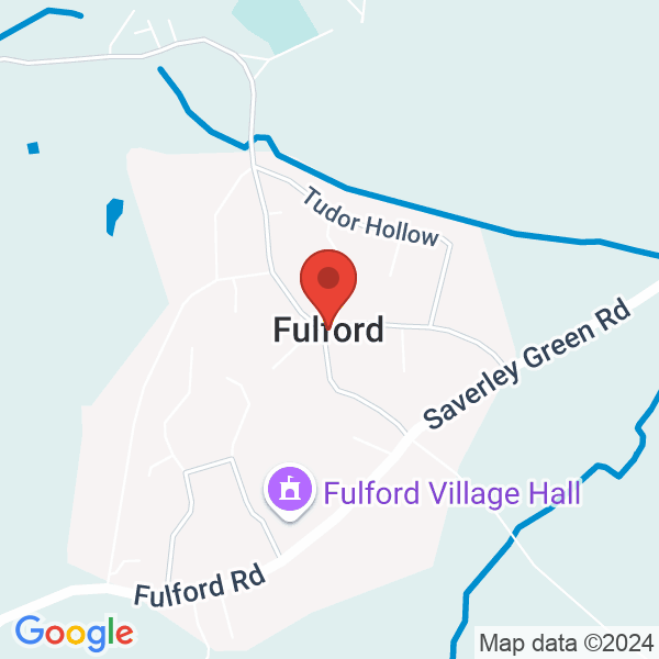 Location map of Black lake at Fulford, ST11 9, Staffs, United Kingdom. GPS coordinates: 52.939243,-2.071411