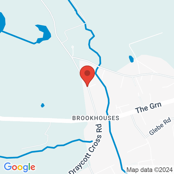 Location map of Blakehall at Brookhouse Road, Cheadle, ST10 2NJ, Staffs, United Kingdom. GPS coordinates: 52.984459,-2.008165