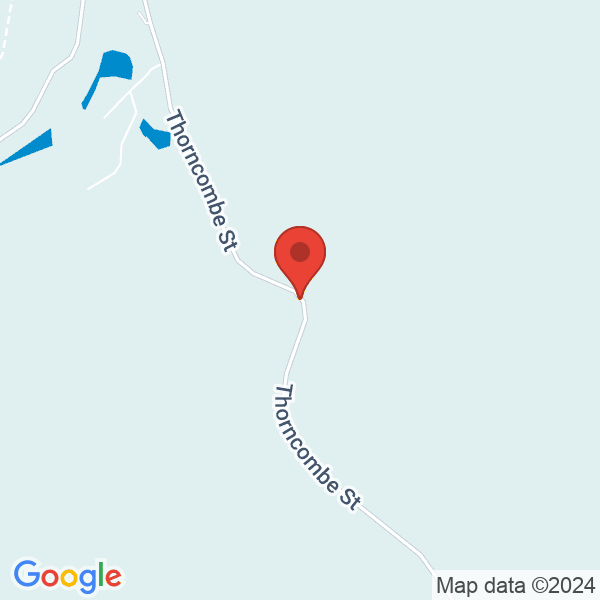 Location map of Rowes Flashe Lake - Winkworth Flyfishers at Thorncombe Street, Bramley, GU5 0, Surrey, United Kingdom. GPS coordinates: 51.164146,-0.567986