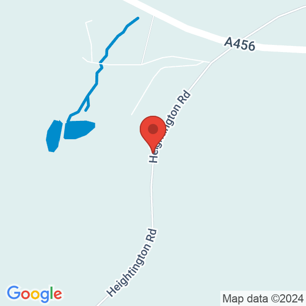 Location map of Haye Farm Fishery at Heightington Road, Bewdley, DY12 2TP, Worcs, United Kingdom. GPS coordinates: 52.363983,-2.325143