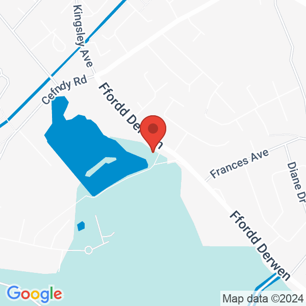 Location map of null at Cefndy Road, Rhyl, LL18 2, Denbighshire, United Kingdom. GPS coordinates: 53.310883,-3.480693