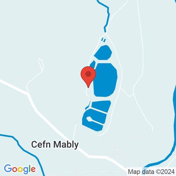 Location map of null at Cefn Mably, Cardiff. GPS coordinates: 51.557278,-3.115257