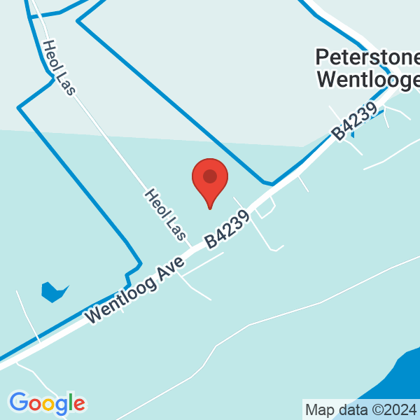 Location map of Peterstone Lakes at Cardiff CF3 2TN, United Kingdom. GPS coordinates: 51.514008,-3.061577