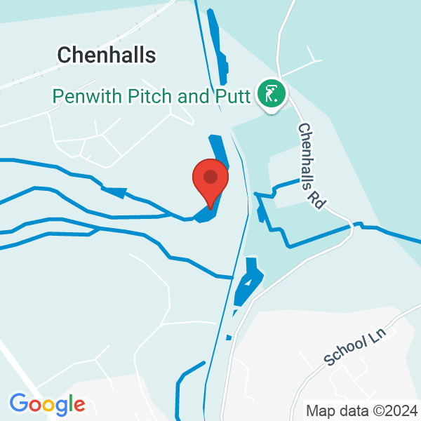 Location map of null at St Erth, Hayle. GPS coordinates: 50.169613,-5.4333