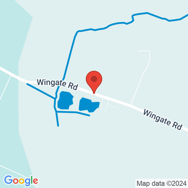 Location map of Eden Meadows Coarse Lake Complex at Wingate Road, Wingate, TS28 5LZ, County Durham, United Kingdom. GPS coordinates: 54.716019,-1.387919