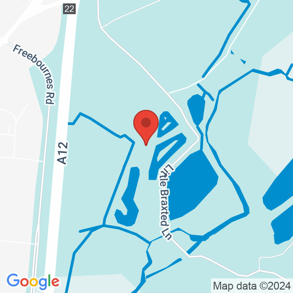 Location map of null at Little Braxted Ln, Rivenhall, Witham. GPS coordinates: 51.804218,0.656413