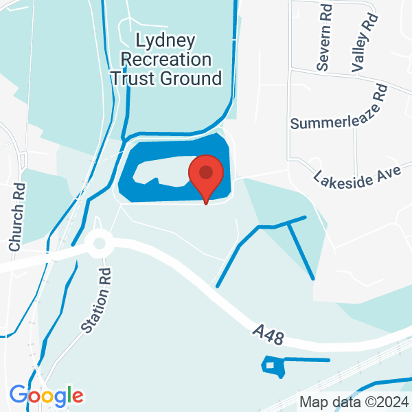Location map of Lydney Lake at Lakeside Gardens, Lydney, GL15 5RH, Glos, United Kingdom. GPS coordinates: 51.71994,-2.52708