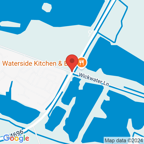 Location map of Lake 15 - Wickwater at Wickwater Lane, Spine Road, South Cerney, SN6 6, Gloucestershire, United Kingdom. GPS coordinates: 51.659771,-1.914366