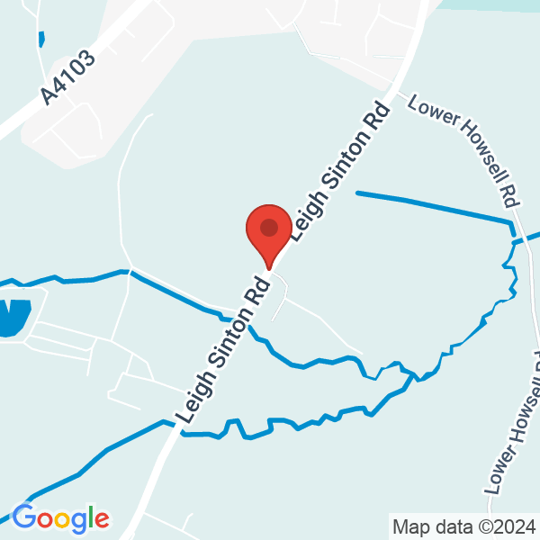 Location map of null at Along B4503, Lower Interfield, Leigh Sinton Rd, Leigh Sinton, Malvern. GPS coordinates: 52.149731,-2.32367