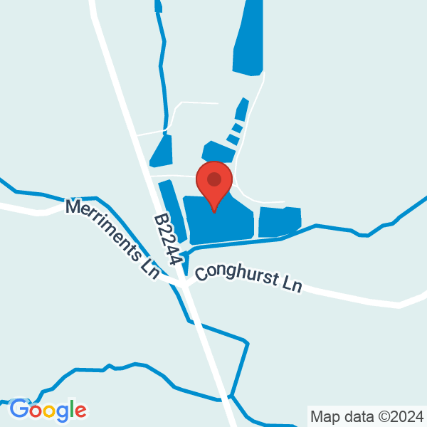 Location map of Hawkhurst - Main Lake at Hawkhurst Fish Farm Hastings Road Hawkhurst Kent TN18 4RT. GPS coordinates: 51.027655,0.508131
